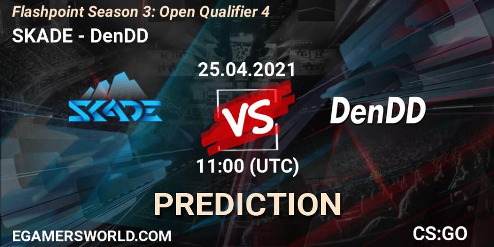 SKADE - DenDD: Maç tahminleri. 25.04.2021 at 11:10, Counter-Strike (CS2), Flashpoint Season 3: Open Qualifier 4