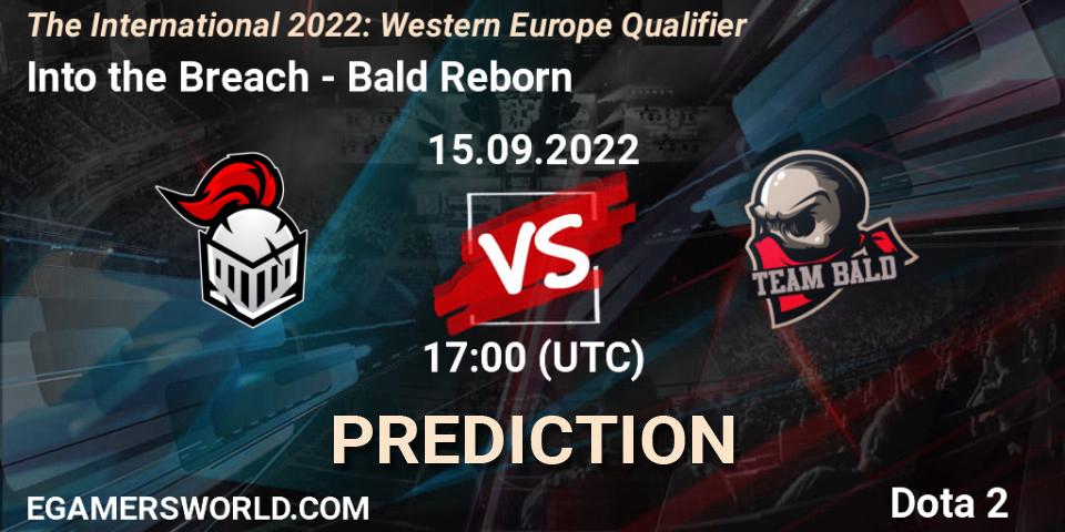 Into the Breach - Bald Reborn: Maç tahminleri. 15.09.2022 at 14:41, Dota 2, The International 2022: Western Europe Qualifier