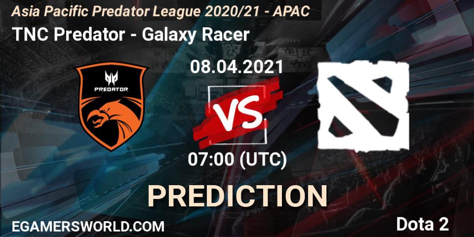 TNC Predator - Galaxy Racer: Maç tahminleri. 08.04.2021 at 07:10, Dota 2, Asia Pacific Predator League 2020/21 - APAC