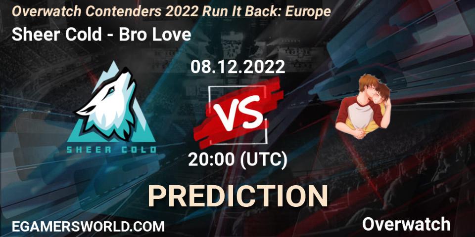 Sheer Cold - Bro Love: Maç tahminleri. 08.12.2022 at 20:25, Overwatch, Overwatch Contenders 2022 Run It Back: Europe