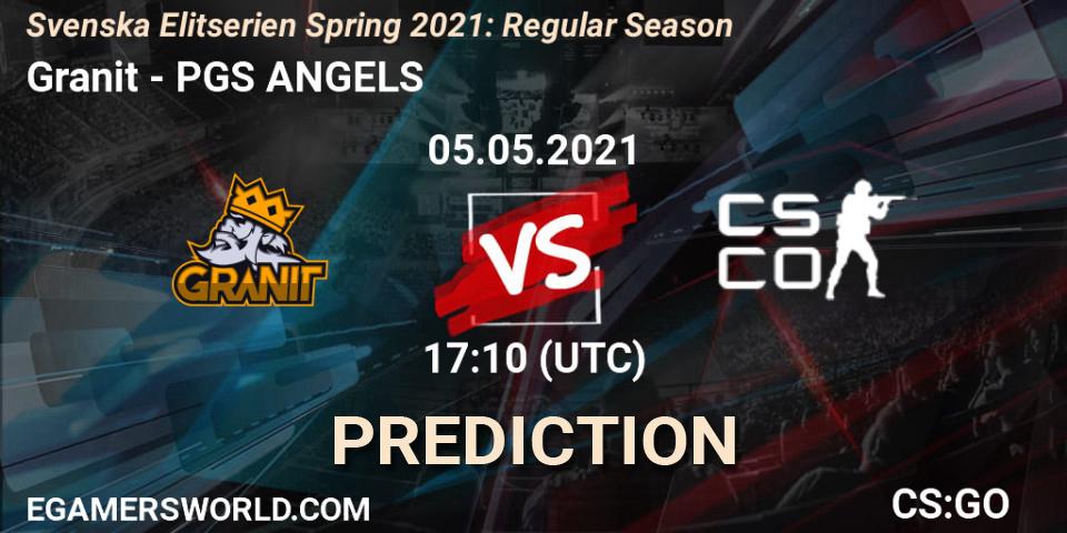 Granit - PGS ANGELS: Maç tahminleri. 06.05.2021 at 17:10, Counter-Strike (CS2), Svenska Elitserien Spring 2021: Regular Season