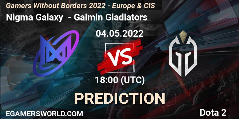 Nigma Galaxy - Gaimin Gladiators: Maç tahminleri. 04.05.2022 at 18:29, Dota 2, Gamers Without Borders 2022 - Europe & CIS