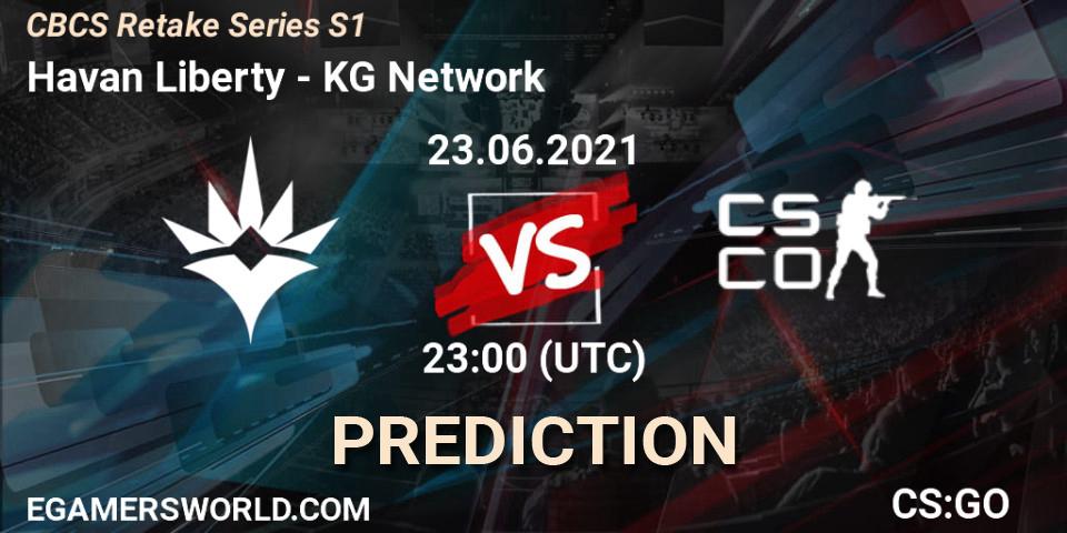 Havan Liberty - KG Network: Maç tahminleri. 23.06.2021 at 21:35, Counter-Strike (CS2), CBCS Retake Series S1