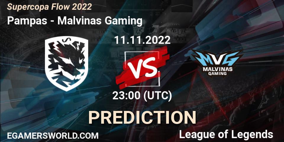 Pampas - Malvinas Gaming: Maç tahminleri. 11.11.22, LoL, Supercopa Flow 2022