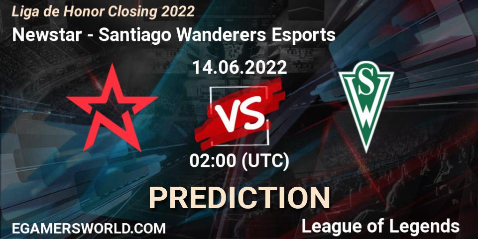 Newstar - Santiago Wanderers Esports: Maç tahminleri. 14.06.2022 at 02:00, LoL, Liga de Honor Closing 2022