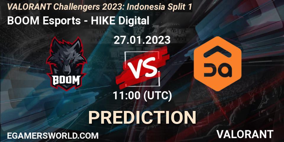 BOOM Esports - HIKE Digital: Maç tahminleri. 27.01.23, VALORANT, VALORANT Challengers 2023: Indonesia Split 1