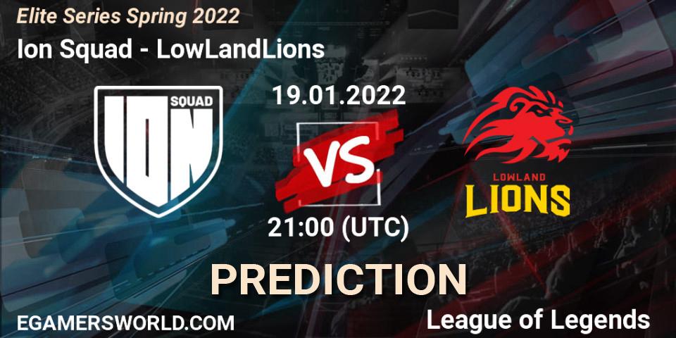 Ion Squad - LowLandLions: Maç tahminleri. 19.01.2022 at 21:00, LoL, Elite Series Spring 2022