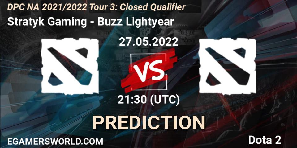 Stratyk Gaming - Buzz Lightyear: Maç tahminleri. 27.05.2022 at 21:38, Dota 2, DPC NA 2021/2022 Tour 3: Closed Qualifier