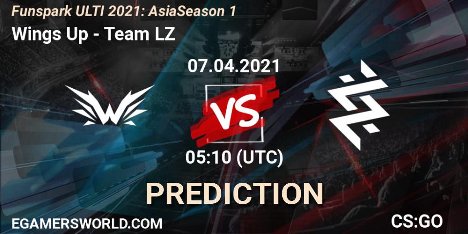 Wings Up - Team LZ: Maç tahminleri. 07.04.2021 at 05:10, Counter-Strike (CS2), Funspark ULTI 2021: Asia Season 1