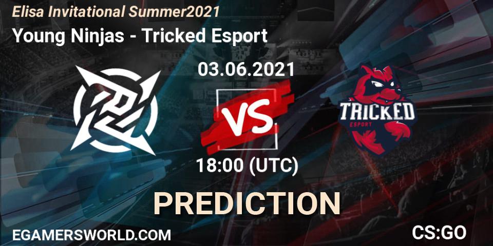 Young Ninjas - Tricked Esport: Maç tahminleri. 04.06.2021 at 15:00, Counter-Strike (CS2), Elisa Invitational Summer 2021