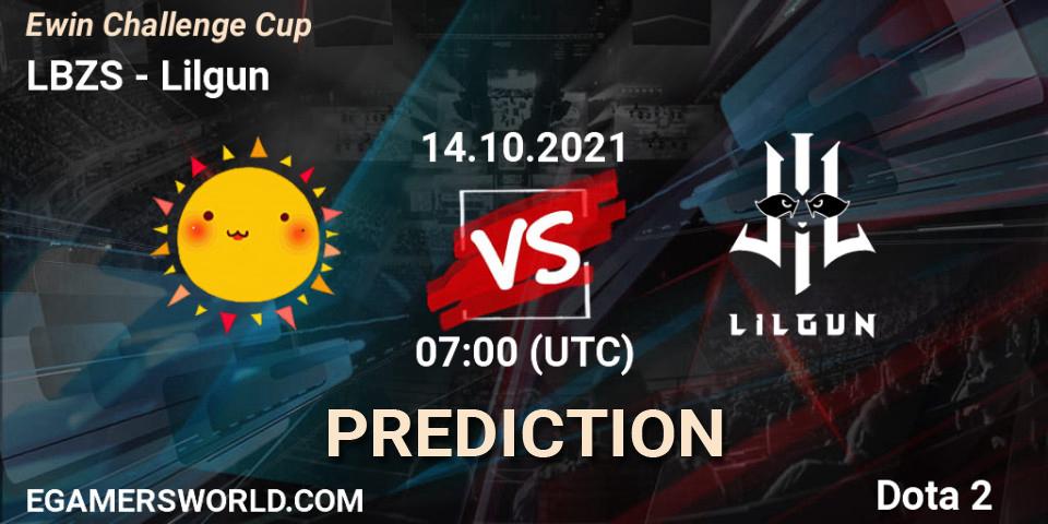 LBZS - Lilgun: Maç tahminleri. 15.10.2021 at 03:03, Dota 2, Ewin Challenge Cup