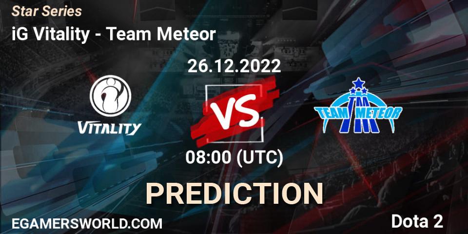 iG Vitality - Team Meteor: Maç tahminleri. 23.12.2022 at 11:14, Dota 2, Star Series