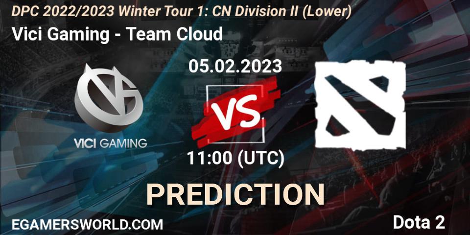 Vici Gaming - Team Cloud: Maç tahminleri. 05.02.23, Dota 2, DPC 2022/2023 Winter Tour 1: CN Division II (Lower)
