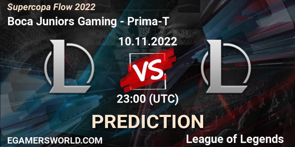 Boca Juniors Gaming - Prima-T: Maç tahminleri. 10.11.2022 at 23:30, LoL, Supercopa Flow 2022