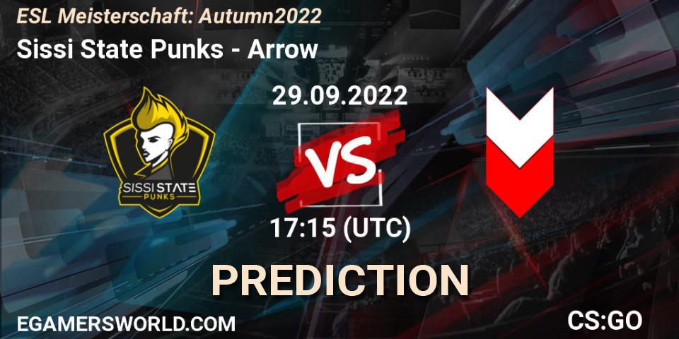 Sissi State Punks - Arrow: Maç tahminleri. 29.09.2022 at 17:15, Counter-Strike (CS2), ESL Meisterschaft: Autumn 2022