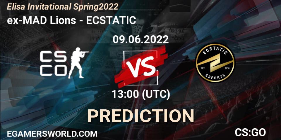 ex-MAD Lions - ECSTATIC: Maç tahminleri. 09.06.2022 at 13:00, Counter-Strike (CS2), Elisa Invitational Spring 2022