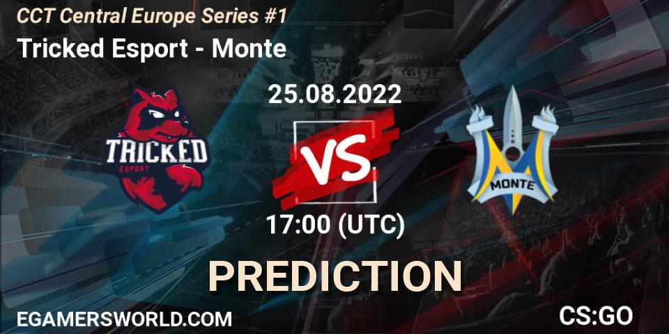 Tricked Esport - Monte: Maç tahminleri. 25.08.2022 at 17:30, Counter-Strike (CS2), CCT Central Europe Series #1