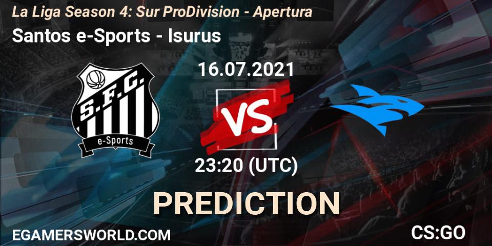Santos e-Sports - Isurus: Maç tahminleri. 16.07.21, CS2 (CS:GO), La Liga Season 4: Sur Pro Division - Apertura
