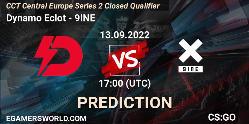 Dynamo Eclot - 9INE: Maç tahminleri. 13.09.2022 at 17:00, Counter-Strike (CS2), CCT Central Europe Series 2 Closed Qualifier