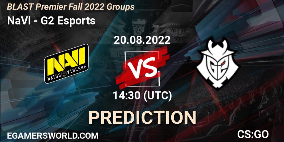 NaVi - G2 Esports: Maç tahminleri. 20.08.2022 at 15:00, Counter-Strike (CS2), BLAST Premier Fall 2022 Groups
