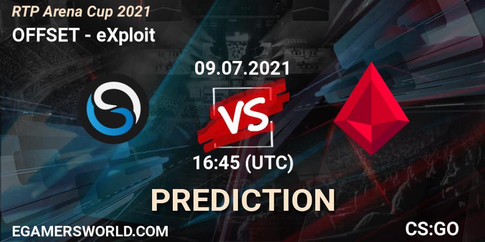 OFFSET - eXploit: Maç tahminleri. 09.07.2021 at 16:45, Counter-Strike (CS2), RTP Arena Cup 2021