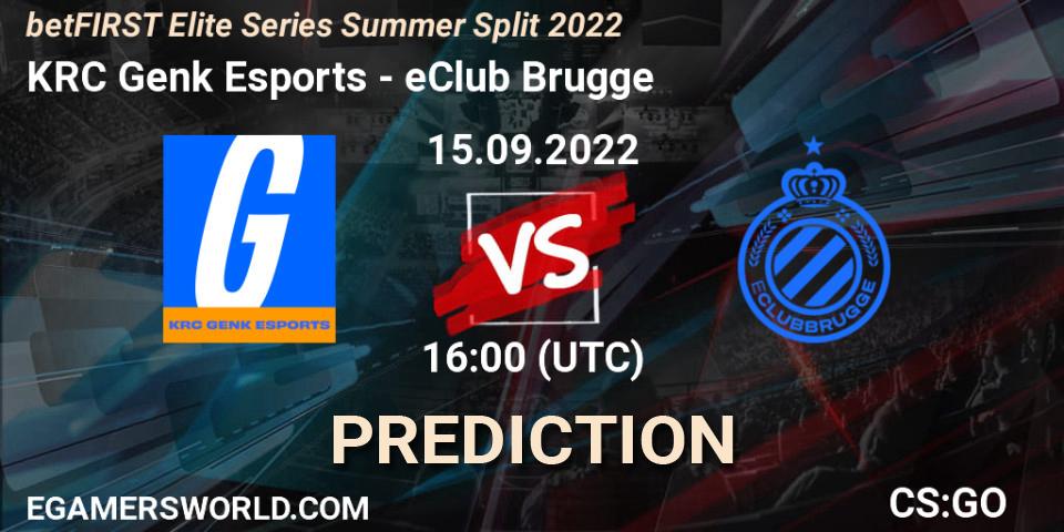 KRC Genk Esports - eClub Brugge: Maç tahminleri. 15.09.2022 at 16:00, Counter-Strike (CS2), betFIRST Elite Series Summer Split 2022