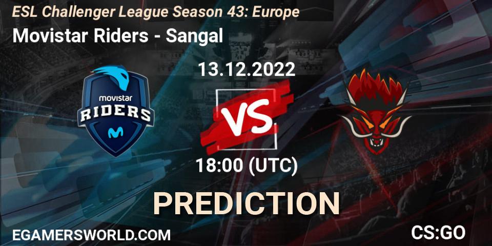 Movistar Riders - Sangal: Maç tahminleri. 13.12.22, CS2 (CS:GO), ESL Challenger League Season 43: Europe