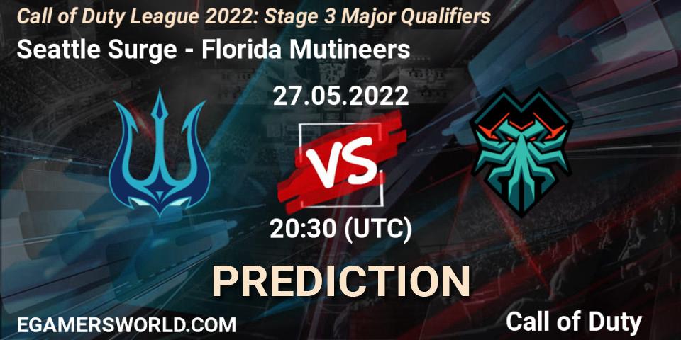 Seattle Surge - Florida Mutineers: Maç tahminleri. 27.05.22, Call of Duty, Call of Duty League 2022: Stage 3