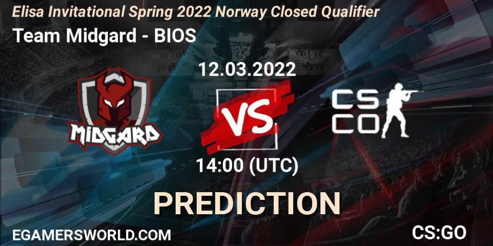 Team Midgard - BIOS: Maç tahminleri. 12.03.2022 at 14:00, Counter-Strike (CS2), Elisa Invitational Spring 2022 Norway Closed Qualifier