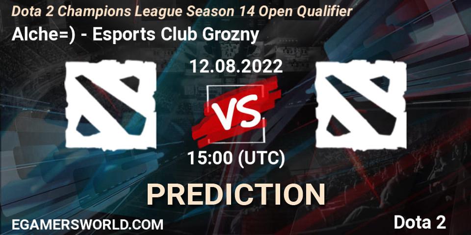 Alche=) - Esports Club Grozny: Maç tahminleri. 12.08.2022 at 15:00, Dota 2, Dota 2 Champions League Season 14 Open Qualifier