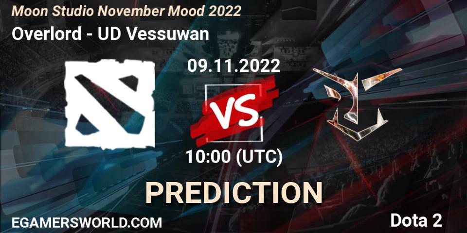 Overlord - UD Vessuwan: Maç tahminleri. 09.11.2022 at 10:29, Dota 2, Moon Studio November Mood 2022