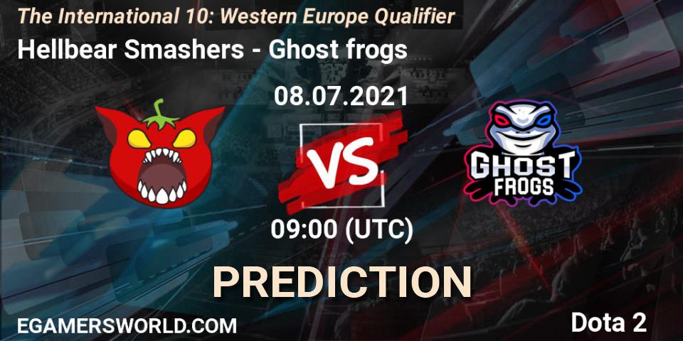 Hellbear Smashers - Ghost frogs: Maç tahminleri. 08.07.2021 at 09:00, Dota 2, The International 10: Western Europe Qualifier