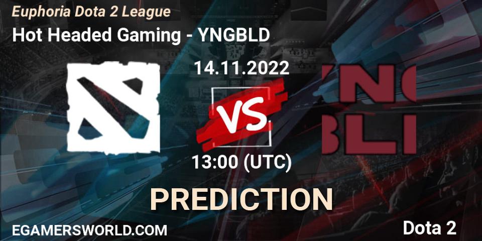 Hot Headed Gaming - YNGBLD: Maç tahminleri. 14.11.2022 at 13:11, Dota 2, Euphoria Dota 2 League