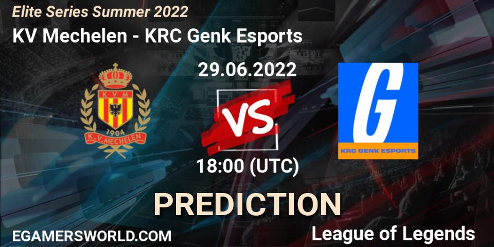KV Mechelen - KRC Genk Esports: Maç tahminleri. 29.06.2022 at 18:00, LoL, Elite Series Summer 2022