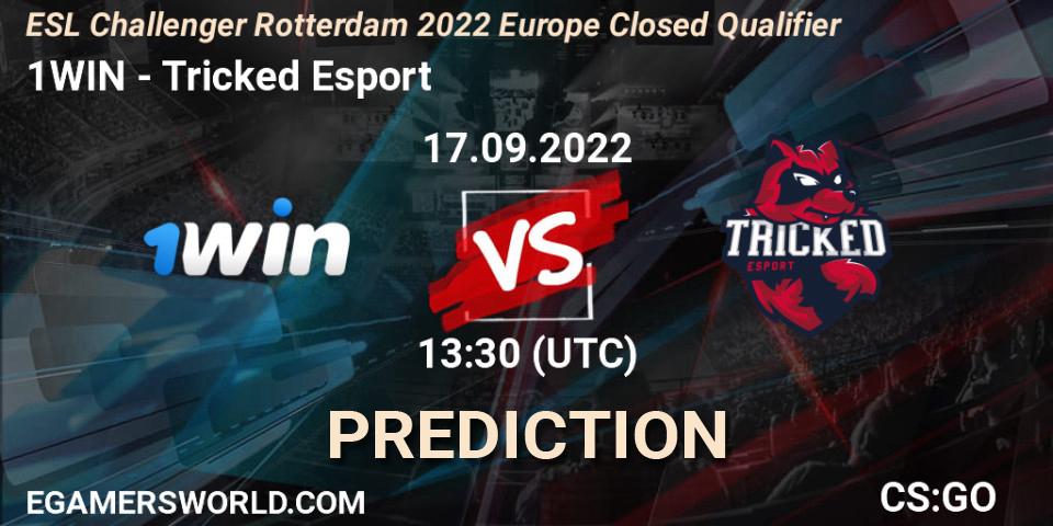 1WIN - Tricked Esport: Maç tahminleri. 17.09.2022 at 13:30, Counter-Strike (CS2), ESL Challenger Rotterdam 2022 Europe Closed Qualifier