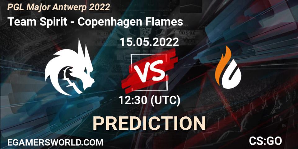 Team Spirit - Copenhagen Flames: Maç tahminleri. 15.05.2022 at 12:55, Counter-Strike (CS2), PGL Major Antwerp 2022