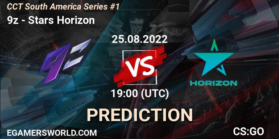 9z - Stars Horizon: Maç tahminleri. 25.08.2022 at 18:35, Counter-Strike (CS2), CCT South America Series #1