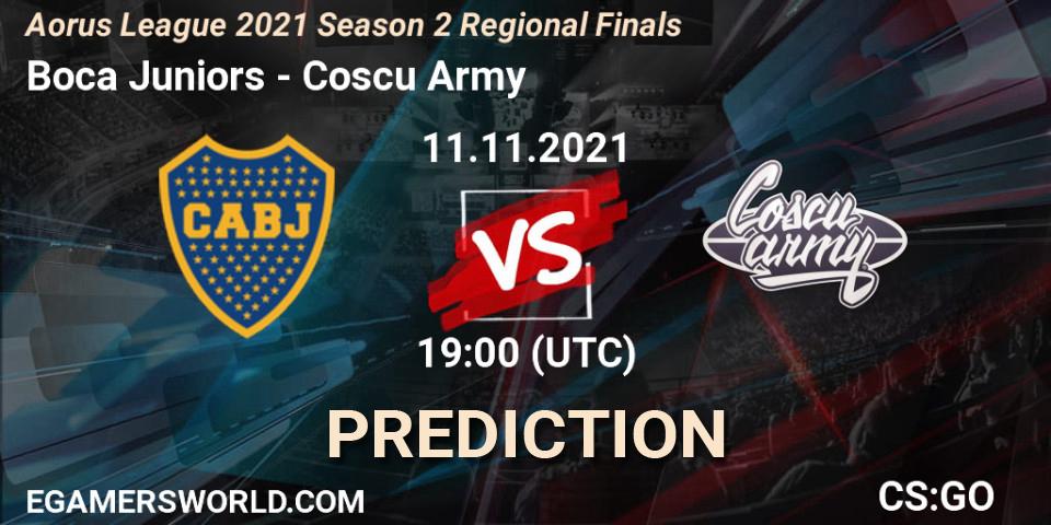 Boca Juniors - Coscu Army: Maç tahminleri. 11.11.2021 at 19:00, Counter-Strike (CS2), Aorus League 2021 Season 2 Regional Finals