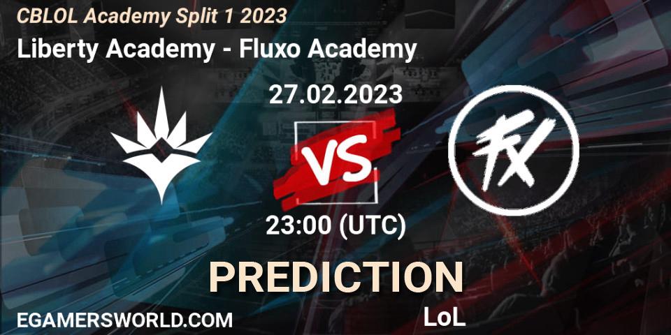 Liberty Academy - Fluxo Academy: Maç tahminleri. 27.02.2023 at 23:00, LoL, CBLOL Academy Split 1 2023