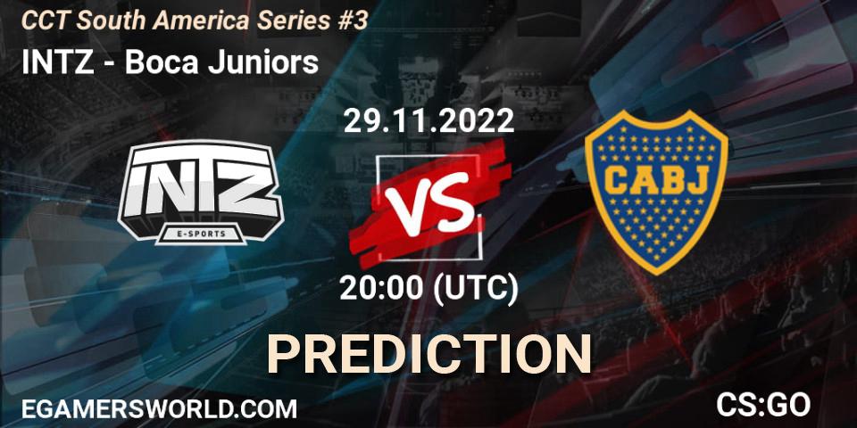 INTZ - Boca Juniors: Maç tahminleri. 29.11.22, CS2 (CS:GO), CCT South America Series #3
