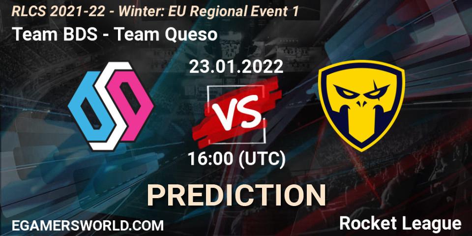 Team BDS - Team Queso: Maç tahminleri. 23.01.2022 at 16:00, Rocket League, RLCS 2021-22 - Winter: EU Regional Event 1