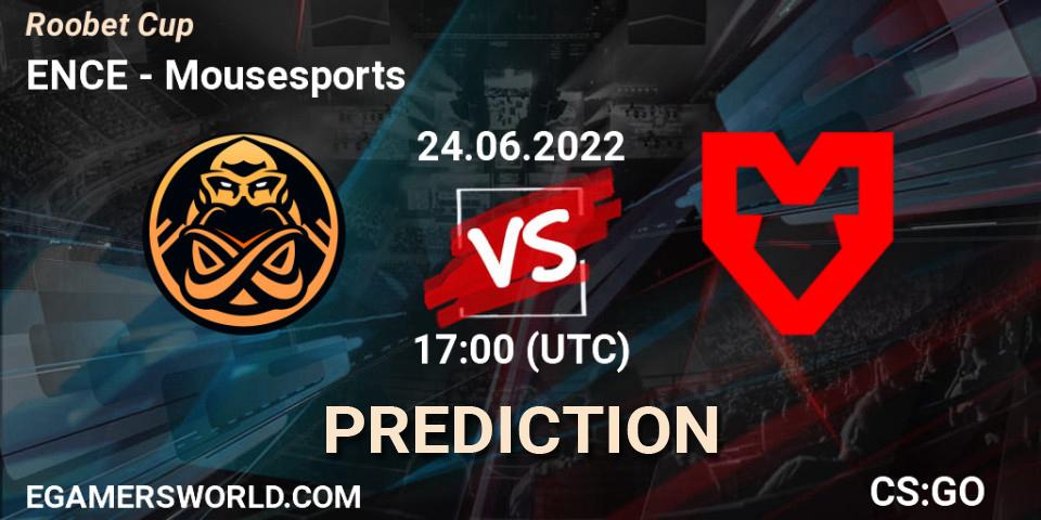 ENCE - Mousesports: Maç tahminleri. 24.06.2022 at 17:00, Counter-Strike (CS2), Roobet Cup