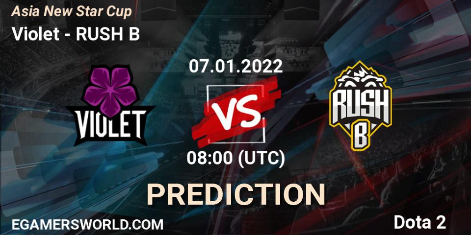 Violet - Phoenix Gaming: Maç tahminleri. 07.01.2022 at 11:00, Dota 2, Asia New Star Cup