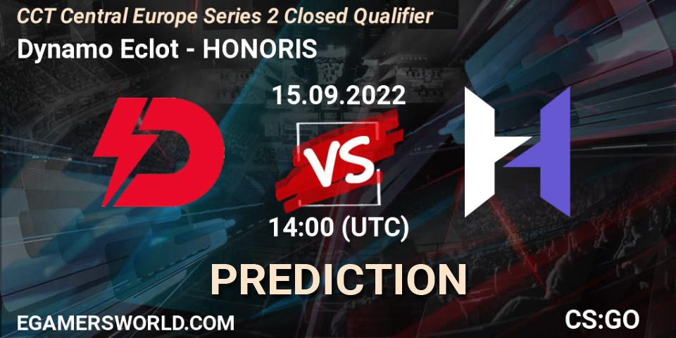Dynamo Eclot - HONORIS: Maç tahminleri. 15.09.2022 at 14:50, Counter-Strike (CS2), CCT Central Europe Series 2 Closed Qualifier