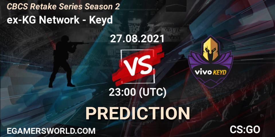 ex-KG Network - Keyd: Maç tahminleri. 28.08.2021 at 00:10, Counter-Strike (CS2), CBCS Retake Series Season 2
