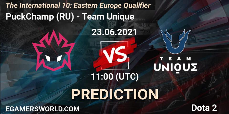 PuckChamp (RU) - Team Unique: Maç tahminleri. 23.06.2021 at 10:29, Dota 2, The International 10: Eastern Europe Qualifier