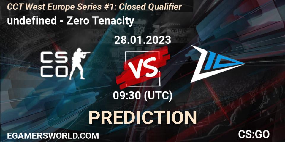undefined - Zero Tenacity: Maç tahminleri. 28.01.23, CS2 (CS:GO), CCT West Europe Series #1: Closed Qualifier