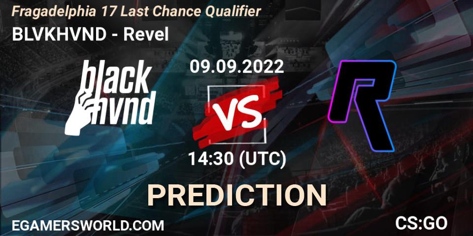 BLVKHVND - Revel: Maç tahminleri. 09.09.2022 at 14:30, Counter-Strike (CS2), Fragadelphia 17 Last Chance Qualifier