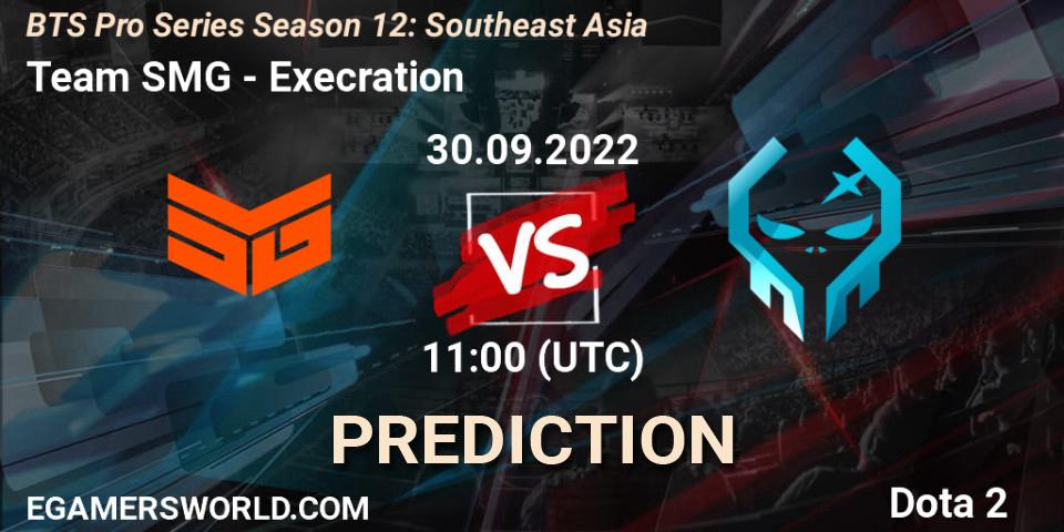 Team SMG - Execration: Maç tahminleri. 30.09.22, Dota 2, BTS Pro Series Season 12: Southeast Asia
