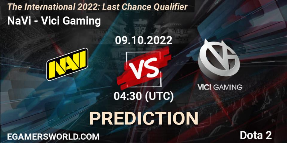 NaVi - Vici Gaming: Maç tahminleri. 09.10.22, Dota 2, The International 2022: Last Chance Qualifier